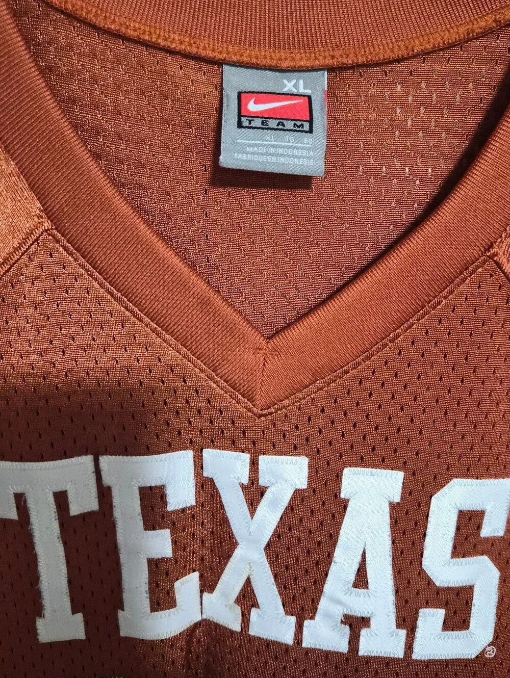 Men's Authentic Nike Texas Longhorn Football Jersey Sz. XL